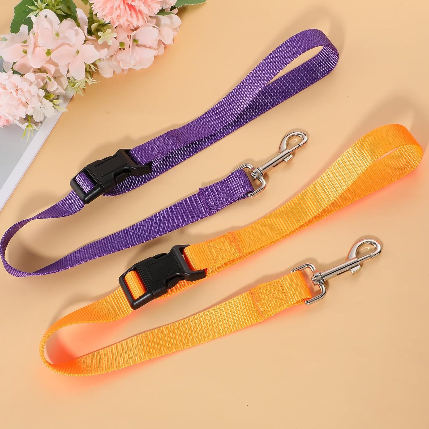 2 PCS Pet Dog Grooming Loops, Groomers Loop Adjustable Grooming Noose Nylon Restraint Noose Loop for Dog Grooming-Arm and Pet Grooming-Table (23.6x1.73x0.7 in)