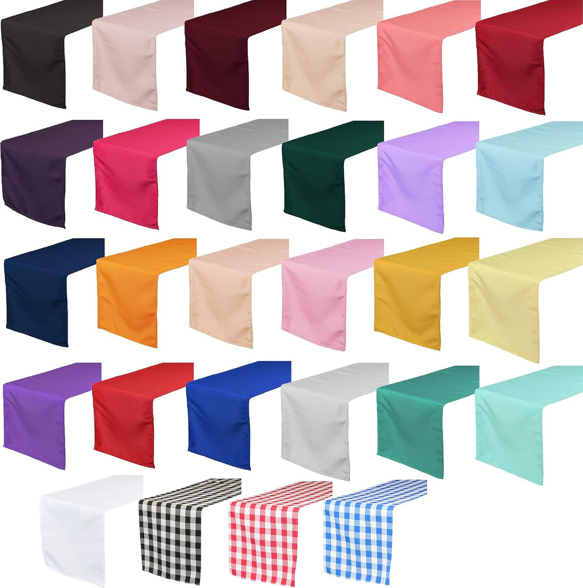 14 x 108 inch Polyester Table Runner - Peach, Table Runner for Weddings, Events, Hotels and Catering Services