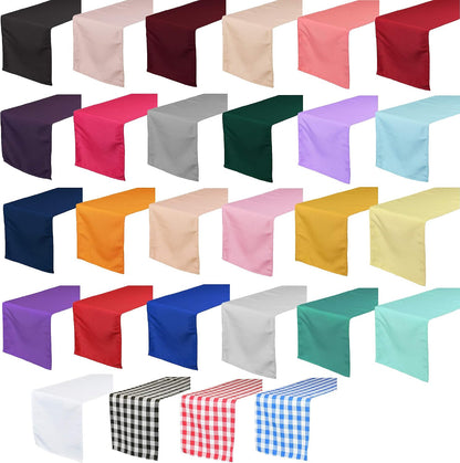 14 x 108 inch Polyester Table Runner - Peach, Table Runner for Weddings, Events, Hotels and Catering Services