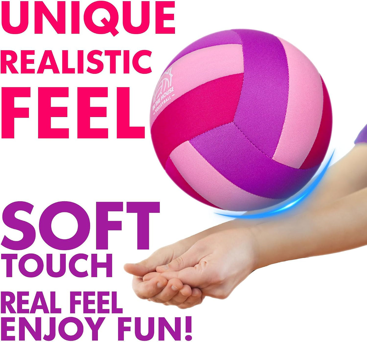 Soft Indoor Volleyballs for Practicing Inside House Silent Pain-free
