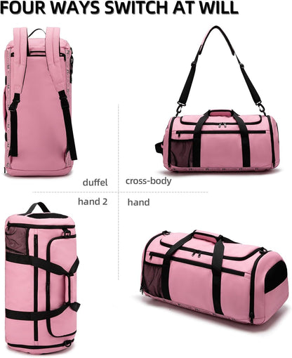 Basketball duffel bag Large Sports Bag with Separate Ball Holder & Shoes Compartment,Best for Basketball, football,Volleyball,Gym