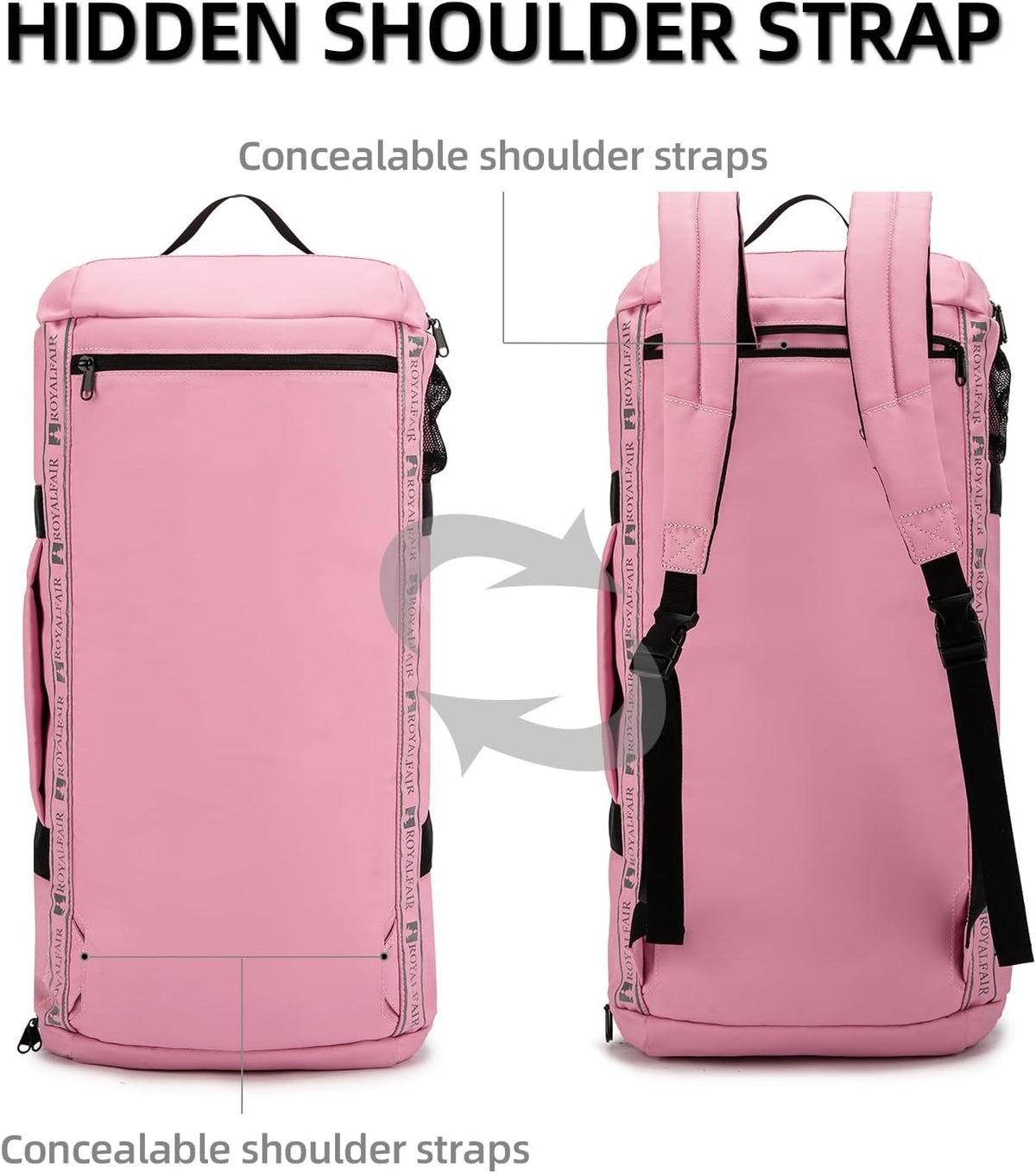 Basketball duffel bag Large Sports Bag with Separate Ball Holder & Shoes Compartment,Best for Basketball, football,Volleyball,Gym