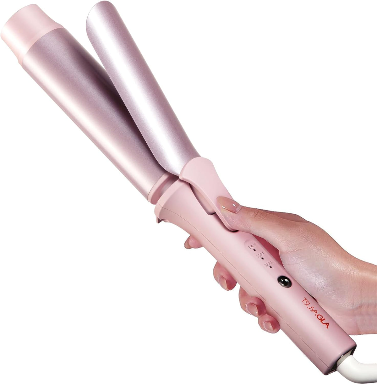 Large Hair Curling Wand, 1.6 Inch Long Barrel Curling Iron Ceramic