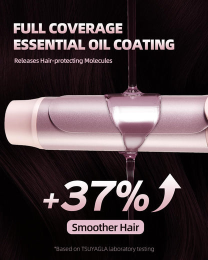 Large Hair Curling Wand, 1.6 Inch Long Barrel Curling Iron Ceramic