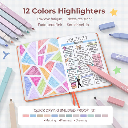 Bible Journaling Kit, 76PCS Bible Study Supplies with Case for Women