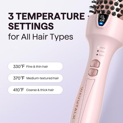 Wavytalk Thermal Brush Blowout Express 1.5" Ionic Heated Round Brush