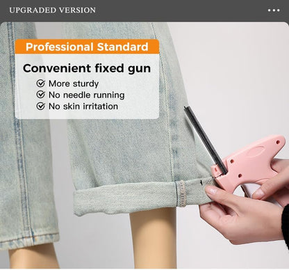 Portable Handheld Stitch Gun for Clothes, Pink