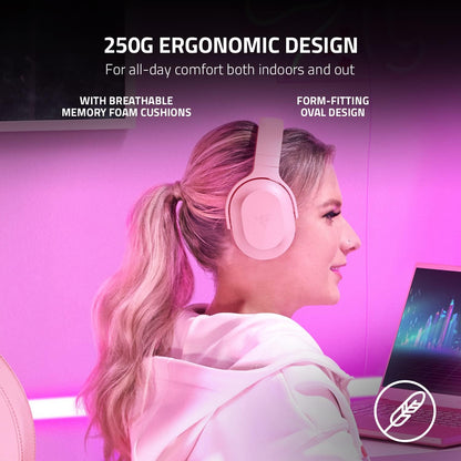 Barracuda X Wireless Gaming & Mobile Headset, Quartz Pink