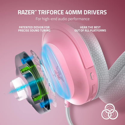 Barracuda X Wireless Gaming & Mobile Headset, Quartz Pink