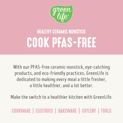 Non Stick Fry Pan Set (7" & 10"), Non-Toxic PFAS-Free Ceramic Skillets, Dishwasher & Oven Safe, Egg Omelet Frying Pans, Stay- Cool Handles, Kitchen Home Cooking Essentials, Pink