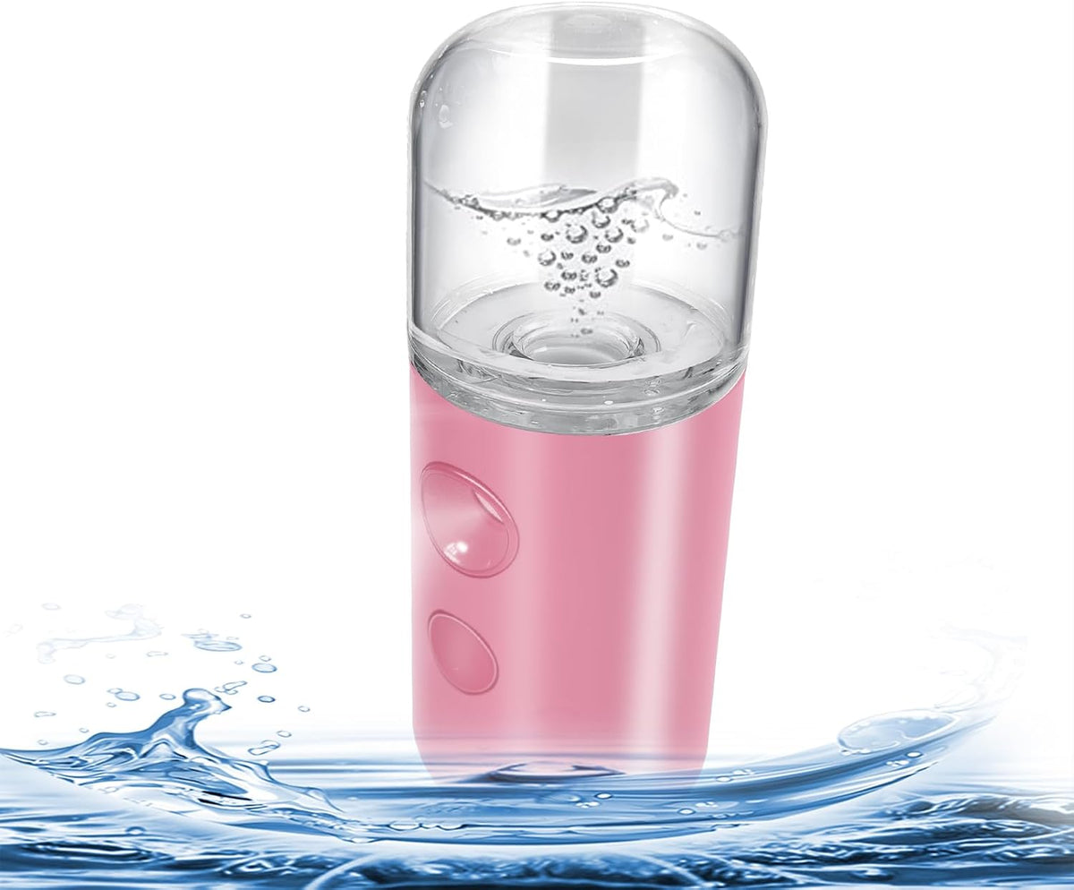 Nano Facial Mister, Nano Mister for Eyelash Extensions Face Daily Care Pink