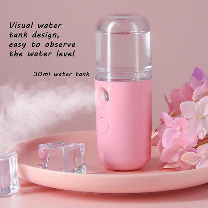 Nano Facial Mister, Nano Mister for Eyelash Extensions Face Daily Care Pink