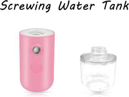 Nano Facial Mister, Nano Mister for Eyelash Extensions Face Daily Care Pink