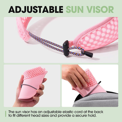 Breathable Mesh Sun Visor Lightweight Sport Hat for Men Women