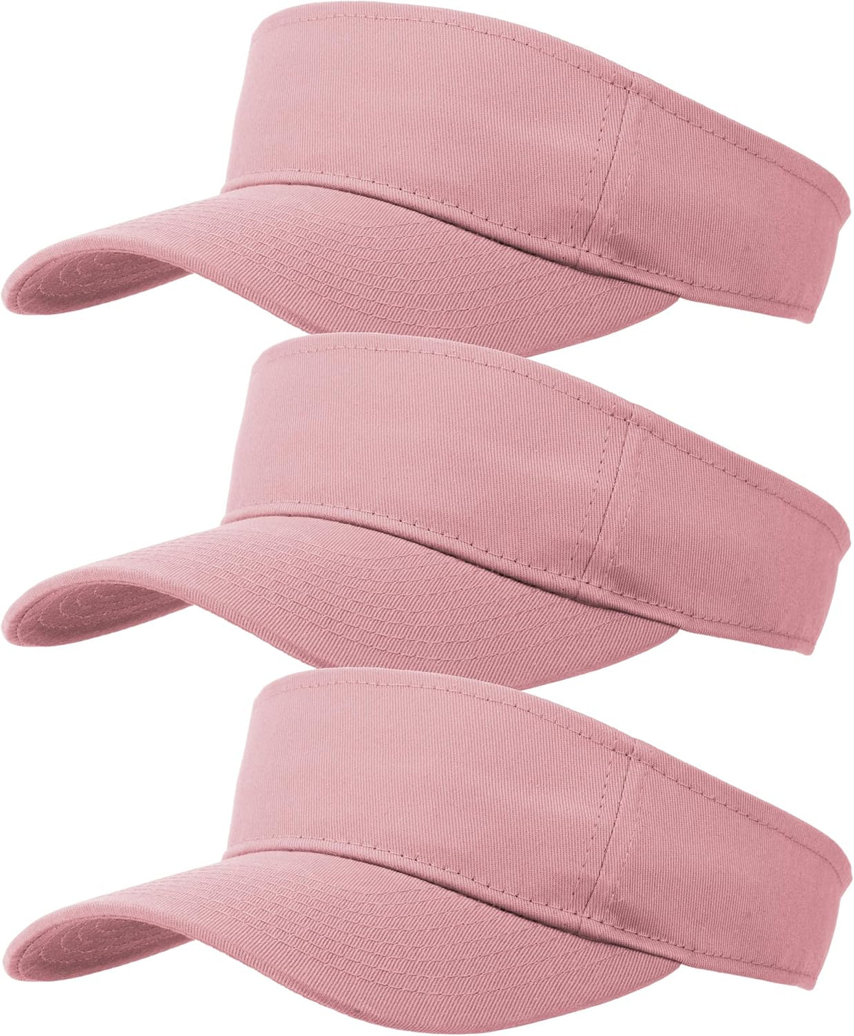 3 Pcs Sun Visor for Women Men Outdoor Sport Golf Tennis Softball, Adjustable Visors Hats