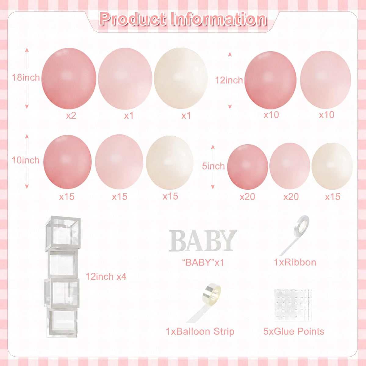 Pink Baby Shower Decorations for Girls