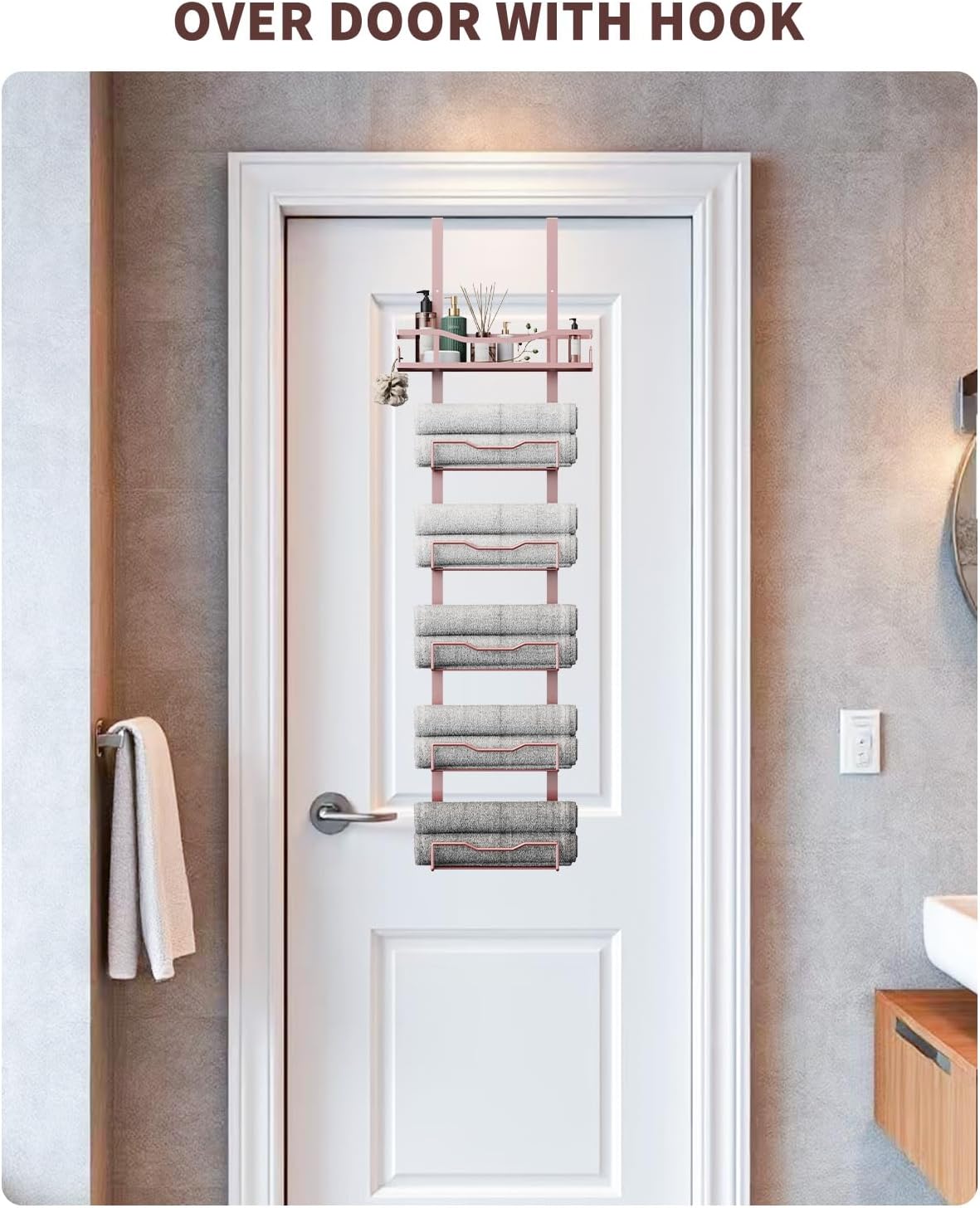 Hanging Towel Racks for Bathroom Storage