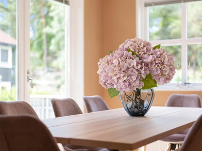 4PCS 20'' Real Touch Hydrangea Artificial Flowers Light Pink Champagne Faux Hydrangeas for Spring Porch Home Wedding Floral Arrangements Outdoor Party Baby Shower Table Centerpiece Xmas Decor