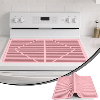 Stove Cover - Stove Top Covers for Electric Stove 28 x 20 Inch Pink