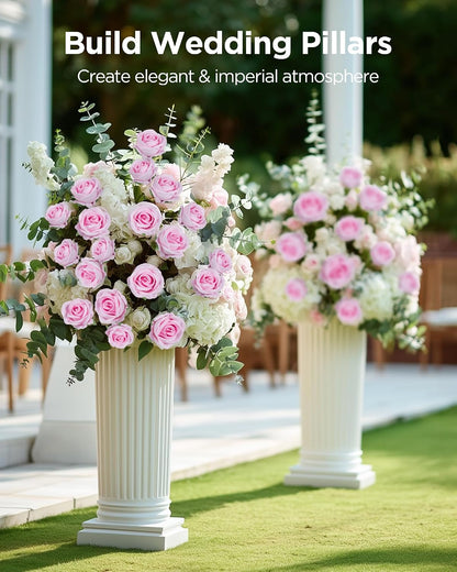 Pink Roses Artificial Flowers 50 Pcs Fake Velvet Silk Rose Floral