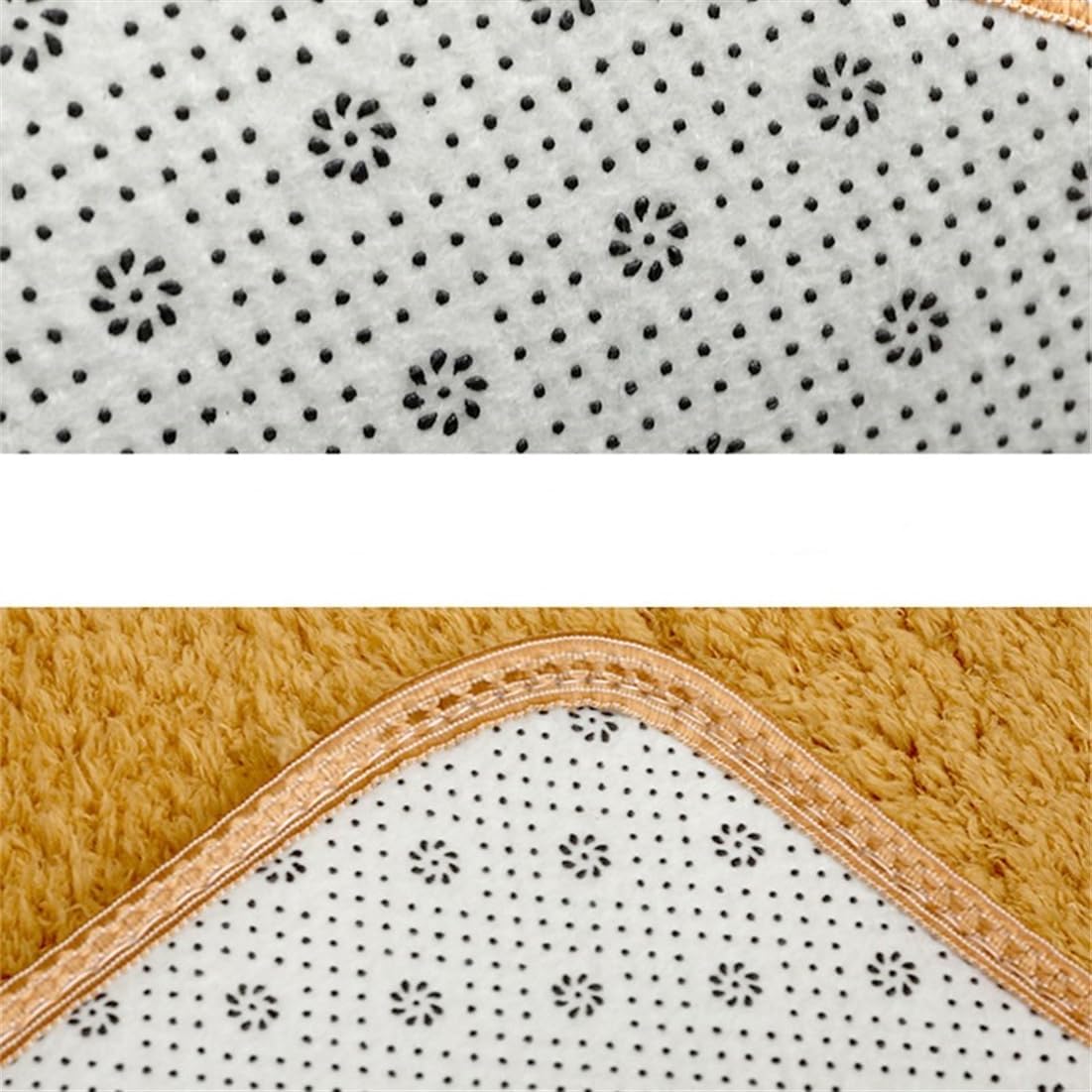 Plush Round Rug Soft Indoor Modern Area Rugs Yoga Mat for Children Bedroom Home Decor Nursery Light Pink 1.3 Feet