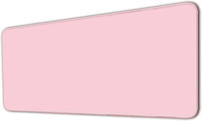Large Mouse Pad, Non-Slip Desk Pad, Pastel Pink, 24x12 inch