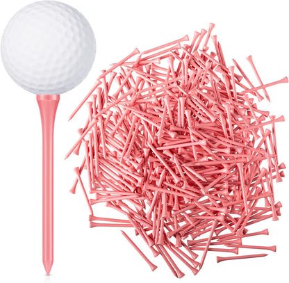 200 Pcs Golf Tees Bamboo Golf Tees for Women