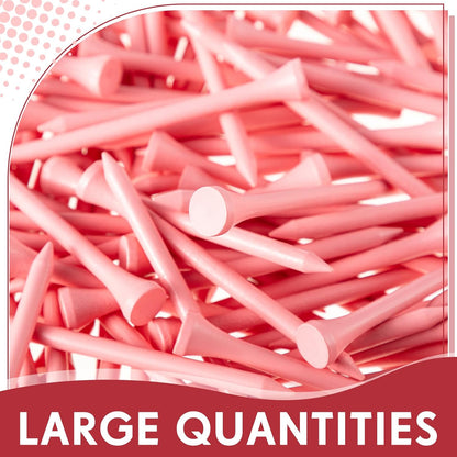 200 Pcs Golf Tees Bamboo Golf Tees for Women