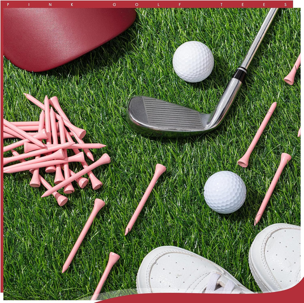 200 Pcs Golf Tees Bamboo Golf Tees for Women