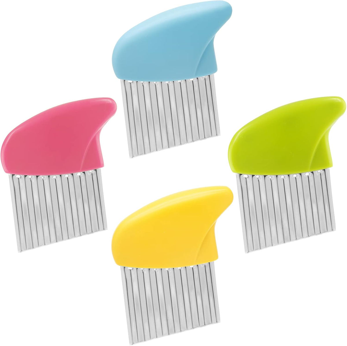 4 Pack Stainless Steel Potato Crinkle Cutter