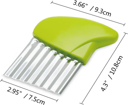 4 Pack Stainless Steel Potato Crinkle Cutter