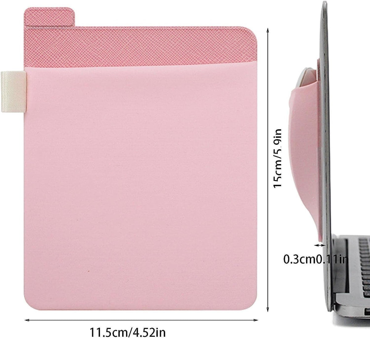 1 Pc Pink External Hards Drive Holder - External Hards Drives Adhesive Carrying Case,Reusable Sleeve Storage Organizer Computer Hard Drive Bags and Battery Pack Computers and Accessories