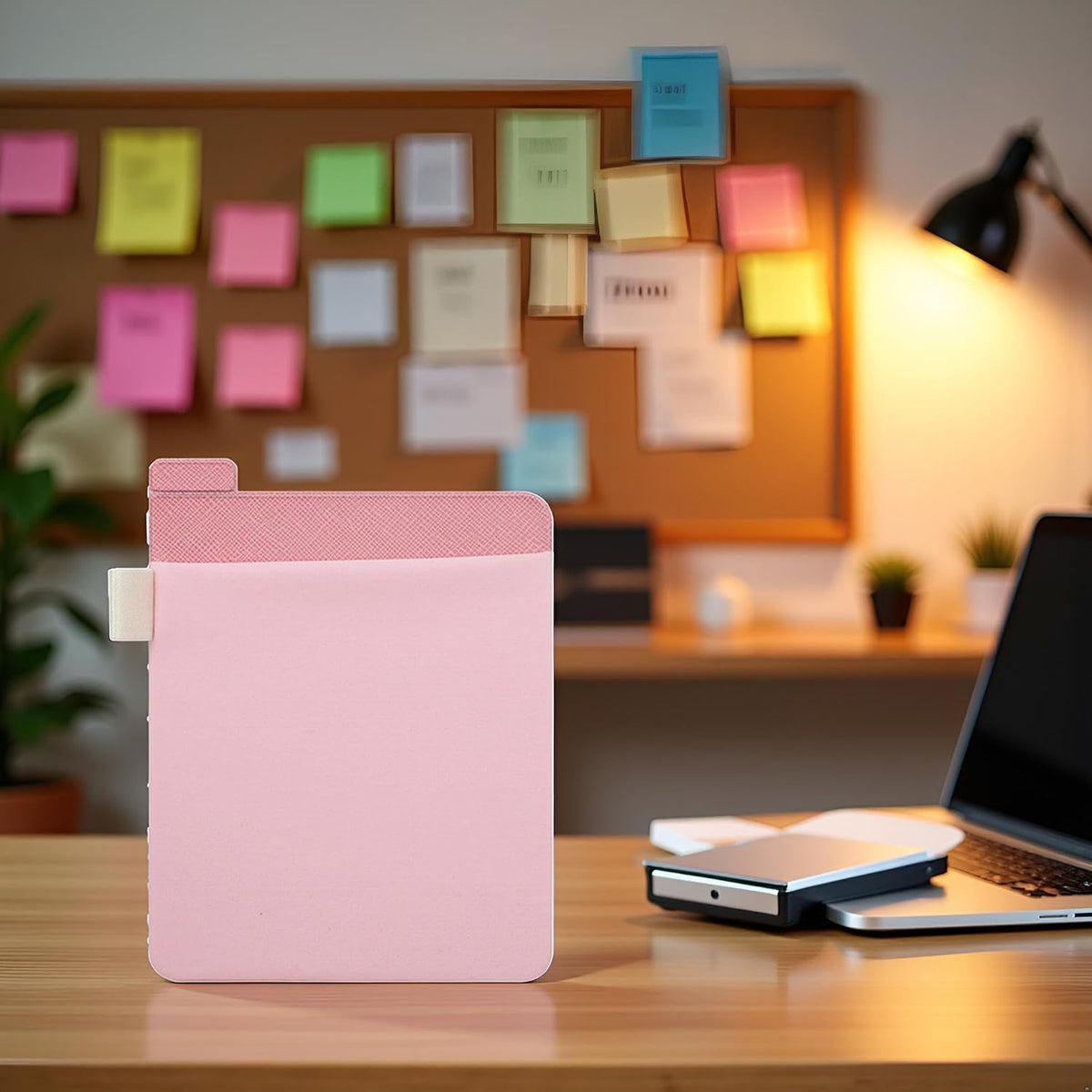 1 Pc Pink External Hards Drive Holder - External Hards Drives Adhesive Carrying Case,Reusable Sleeve Storage Organizer Computer Hard Drive Bags and Battery Pack Computers and Accessories