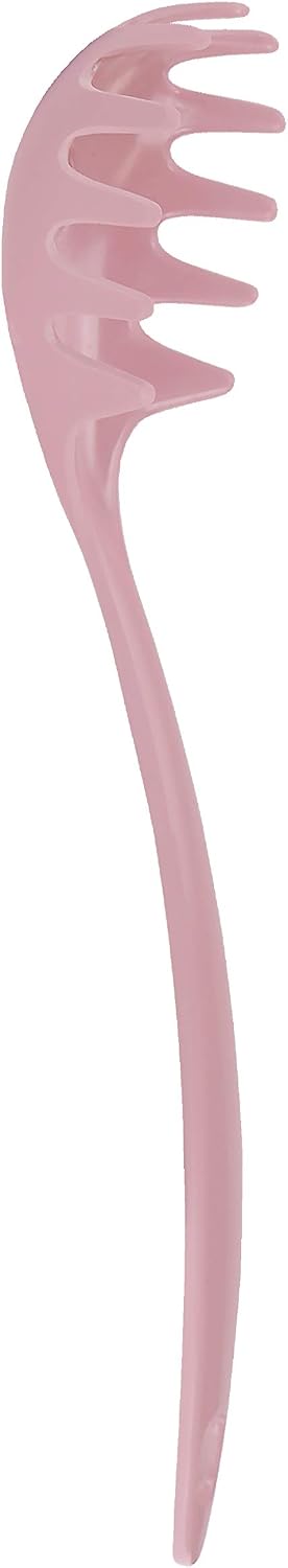 Spaghetti Spoon, Pasta Server, Fork with Ergonomic Handle, Heat Resistant, BPA Free with Ergonomic Handle,11.5 inch Melamine Utensil , Pink