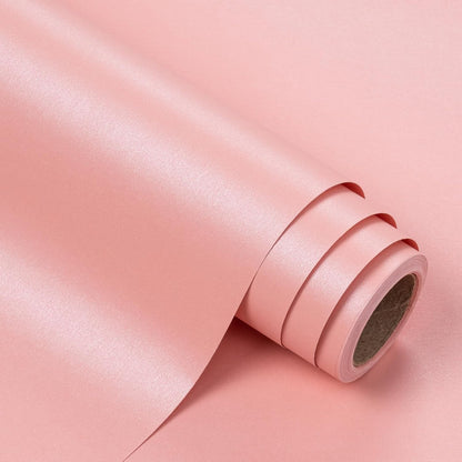 30 Inch Jumbo Pink Wrapping Paper - 81.5 Sq Ft Pearly-Lustre Solid Color Pink Wrapping Paper Perfect for Baby Shower, Wedding, Birthday, Valentine's Day - 30 inch x 33 feet