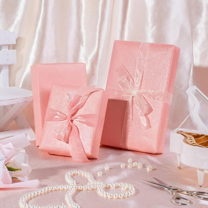 30 Inch Jumbo Pink Wrapping Paper - 81.5 Sq Ft Pearly-Lustre Solid Color Pink Wrapping Paper Perfect for Baby Shower, Wedding, Birthday, Valentine's Day - 30 inch x 33 feet