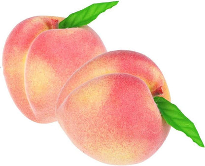 12Pcs Fake Peach Artificial Fruits Model Lifelike Peaches Home House Kitchen Party Decoration Desk Ornament