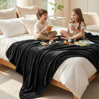 Waterproof Blanket King Size 80x90 - Triple Layer TPU Protection for Bed, Couch, Sofa - Soft Fleece Absorbent Throw for Adults, Kids, Pets, Incontinence - Machine Washable Reusable Mattress Protector