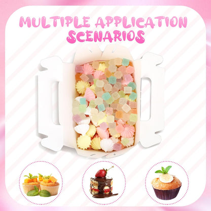 50 Pcs Large Pink Polka Dot Candy Boxes for Party