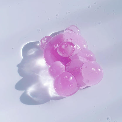 Slicone Taba Squishy,Stress Ball,Calming Fidget Toy,Gummy Bear Pink