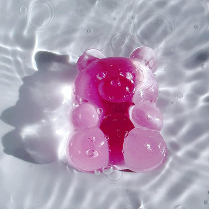 Slicone Taba Squishy,Stress Ball,Calming Fidget Toy,Gummy Bear Pink