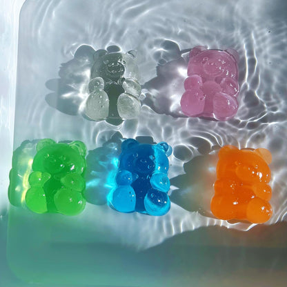 Slicone Taba Squishy,Stress Ball,Calming Fidget Toy,Gummy Bear Pink