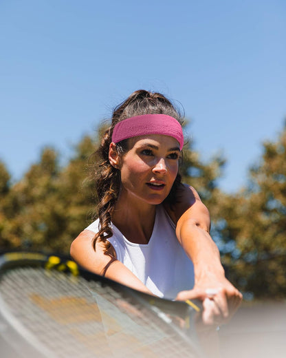 Workout Headband for Men and Women, Moisture-Wicking Athletic Sweatband, Lightweight Cotton Terry Cloth Bands for Basketball, Tennis, Football, Gym, Running, Cosplay & Costumes