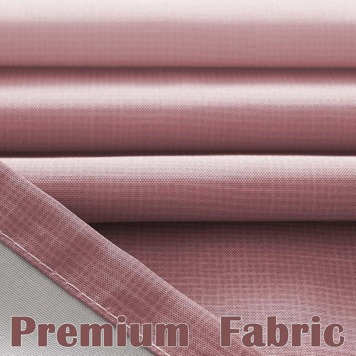 Ombre Dusty Pink Shower Curtain for Bathroom 70x72 Inch 12 Hooks