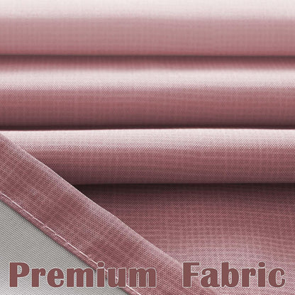 Ombre Dusty Pink Shower Curtain for Bathroom 70x72 Inch 12 Hooks