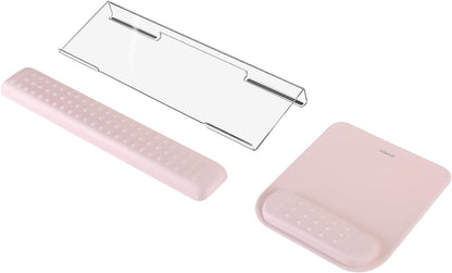 Keyboard Stand&Wrist Rest Support for Keyboard &Mouse Pad Set