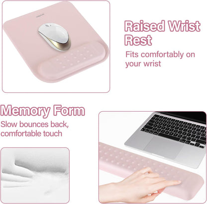 Keyboard Stand&Wrist Rest Support for Keyboard &Mouse Pad Set