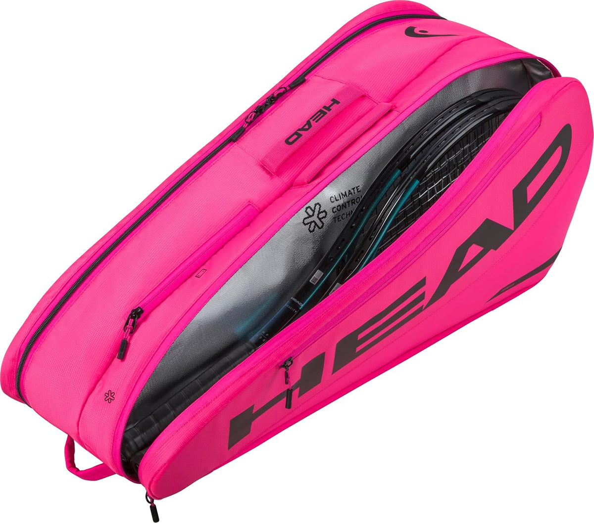 Tour Racquet Bag M (6R) Tennis Bag - Holds Up to 6 Racquets, CCT+ Climate Control Technology, 2 Main Compartments, Shoe Pocket & Backpack Carry System