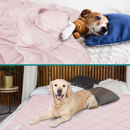Cooling Dog Blanket Lightweight Soft for Medium Pet Cat, 29x40 Pink