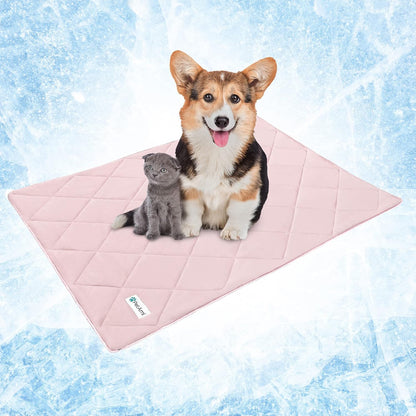 Cooling Dog Blanket Lightweight Soft for Medium Pet Cat, 29x40 Pink